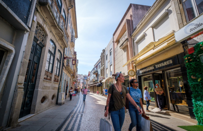 Rua da Junqueira na Póvoa de Varzim