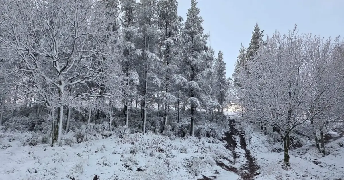 O inverno chegou com força: trovoada, chuva e neve marcaram o início da estação