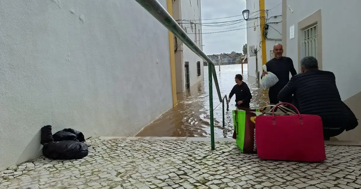 Proteção Civil aciona alerta vermelho após duplicação do caudal do Tejo