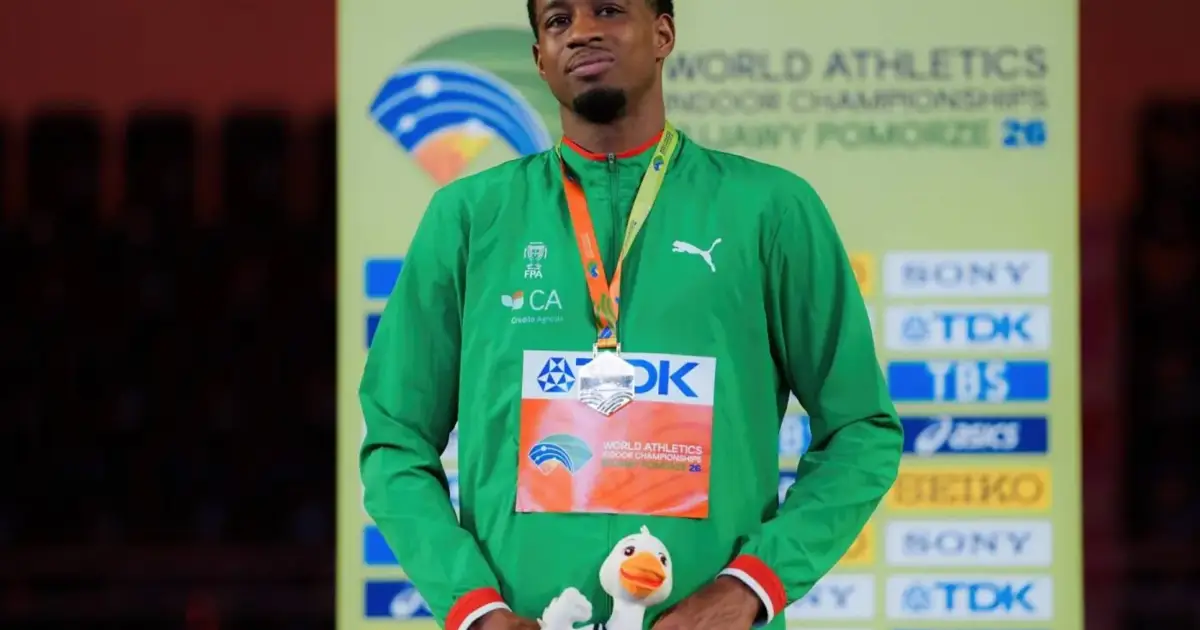 Gerson Baldé traz para Portugal o ouro e um novo recorde nacional do salto em comprimento