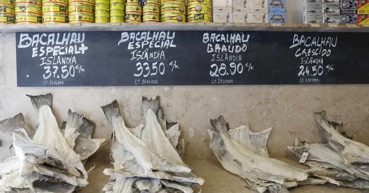 Portugueses comem 16 quilos de bacalhau por ano