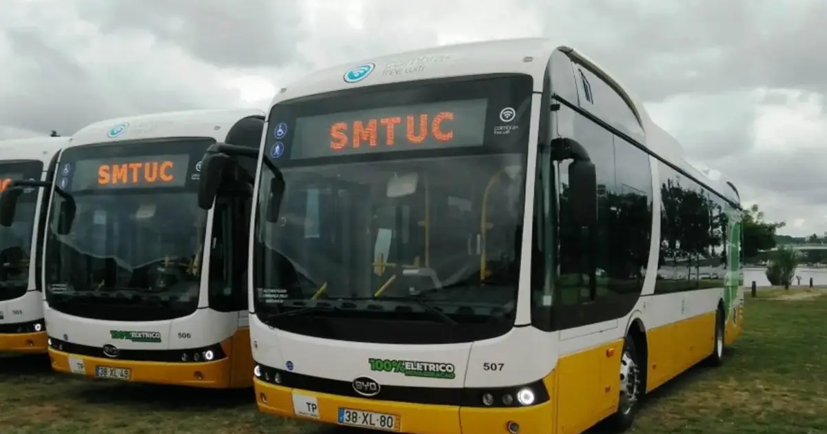 Transportes Urbanos de Coimbra com quebra de 6,1% de passageiros em 2025
