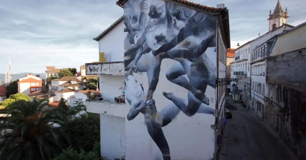 Festival de arte urbana mais antigo do país vai cobrir casa da Covilhã com uma manta gigante