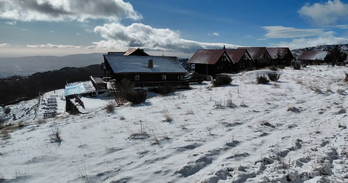 As imagens da neve em várias regiões do país