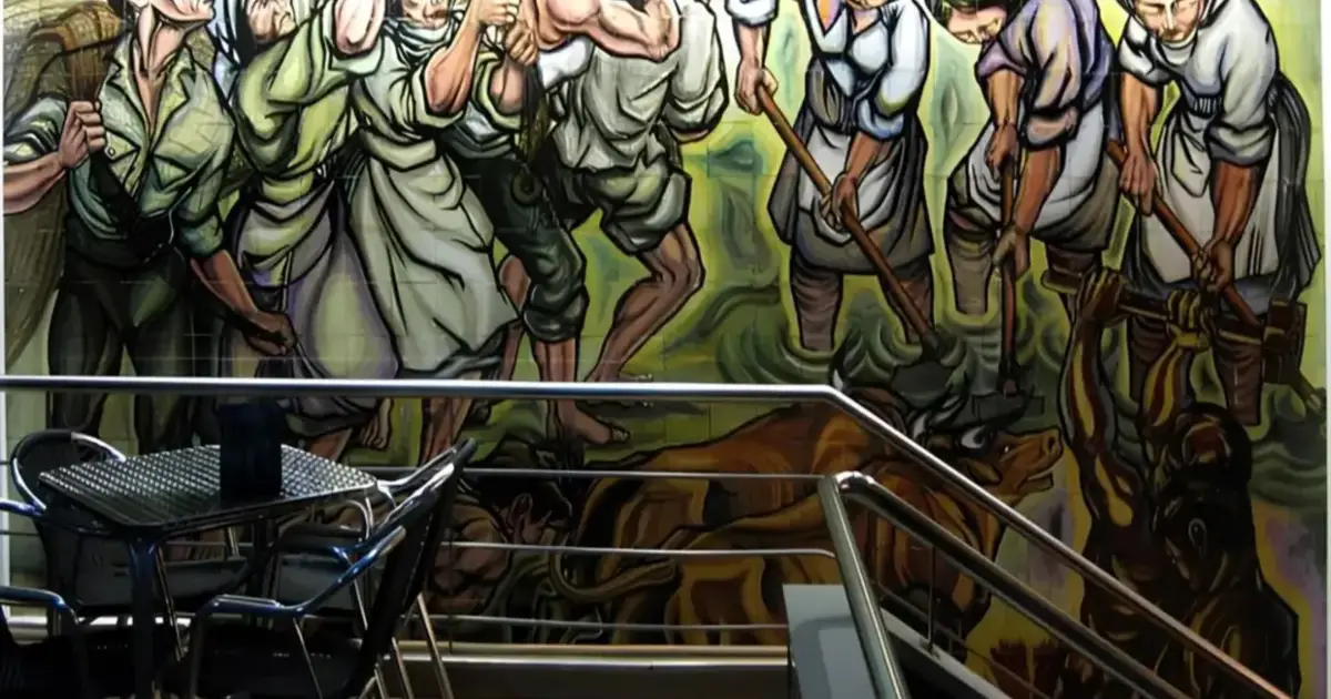 Painel de azulejos de Vasco Berardo classificado como Monumento de Interesse Municipal