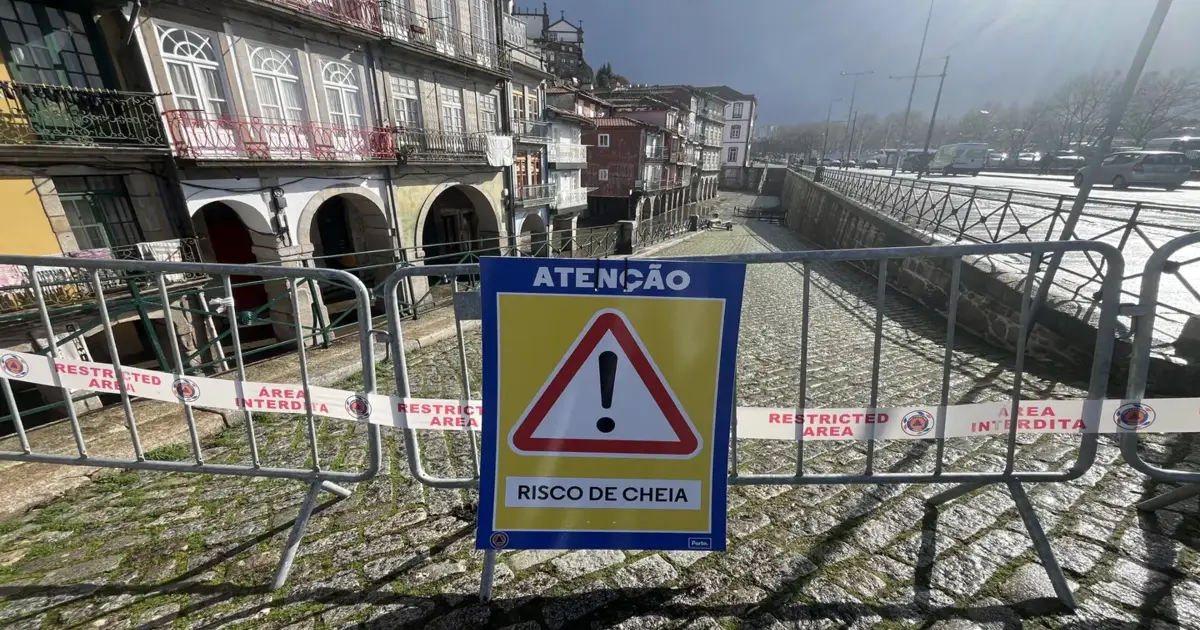 Dezenas de vias condicionadas no distrito do Porto, 20 por inundações
