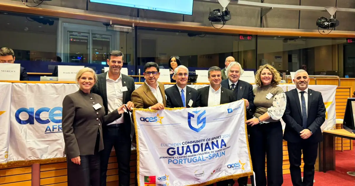Eurocidade do Guadiana premiada como Comunidade do Desporto 2026